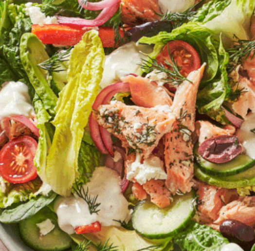 Salmon & Spinach Braai Summer Salad
