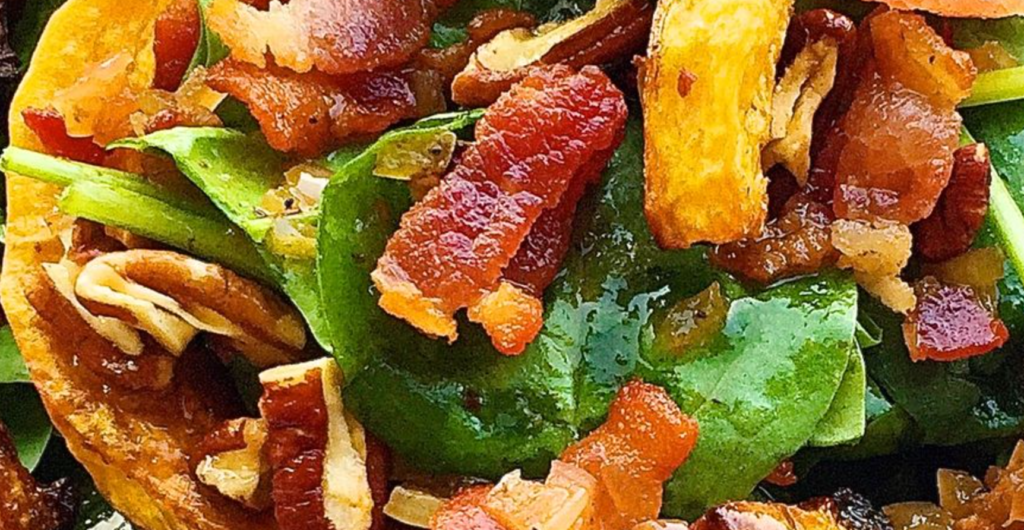 butternut-squash-spinach-winter-braai-salad-with-bacon