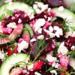 Greek braai salad with beetroot