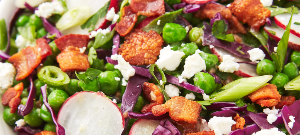 Bacon Pea Winter Braai Salad