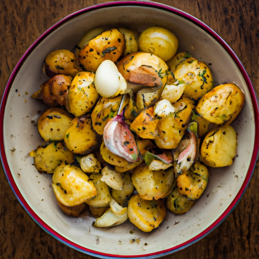 Braai Roasted Garlic and Rosemary Potato Salad