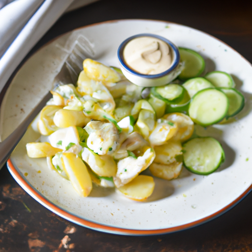 Creamy Cucumber and Potato Braai Salad with Mustard-Mayo Dressing
