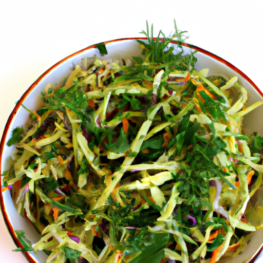 Herbed Braai coleslaw with parsley and dill