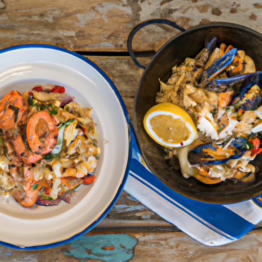 Greek Orzo and Grilled Shrimp Salad with Saldanha Bay Mussels